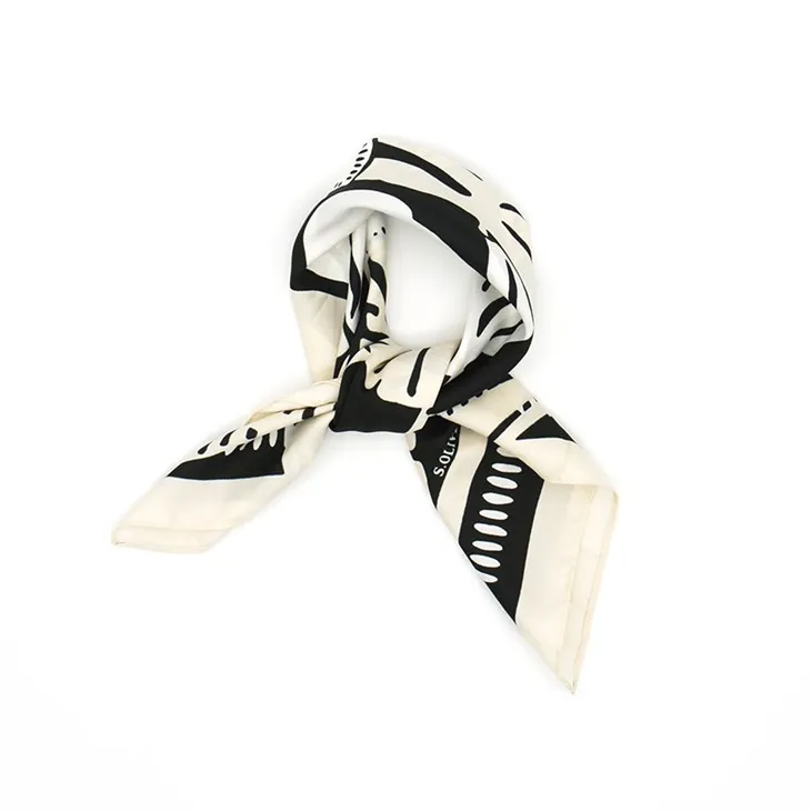 Blómaprentun Twill Bandana S042