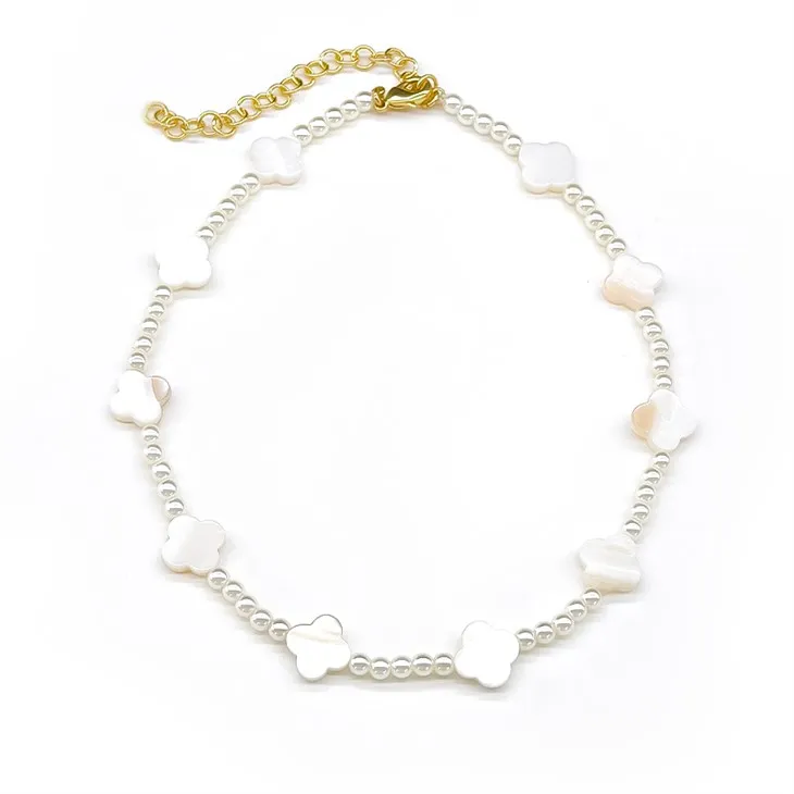 Leaf Clover Blóma Armband