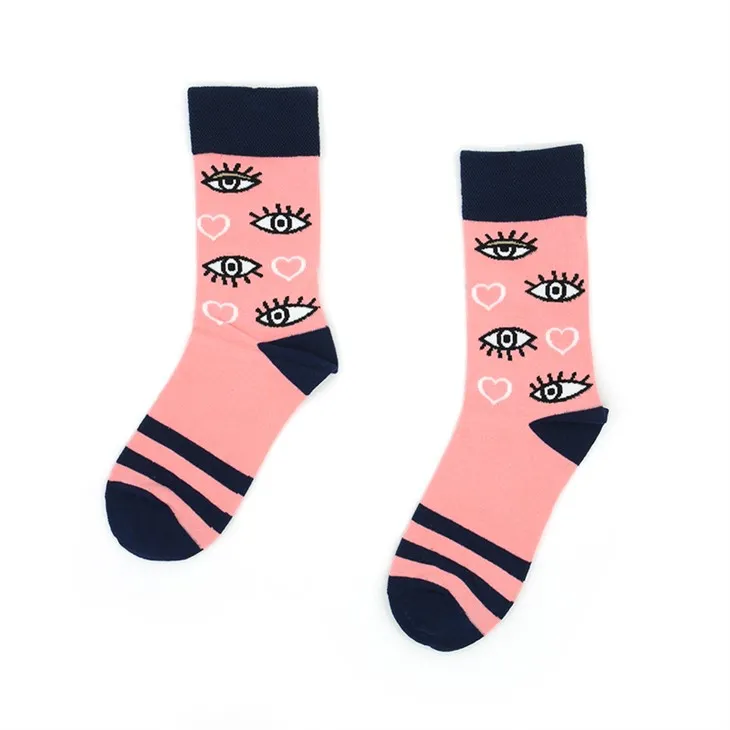 Bleikur bómullarsokkur